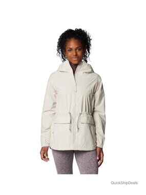 Waterproof Fleece-Lined Rain Jacket Hooded Anorak